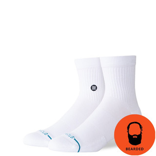 【 🇺🇸大鬍子美國襪子選品 】STANCE - ICON QUARTER SOCKS經典白色系列街頭休閒踝襪