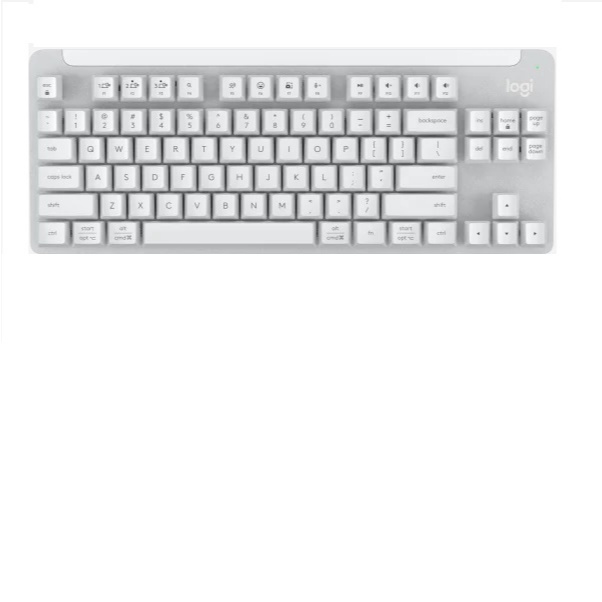 羅技Signature K855 專為適合繁忙辦公桌使用的無數字鍵盤的無線機械式鍵盤