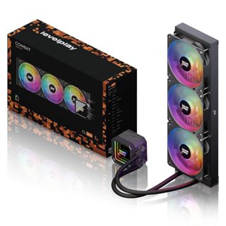【Levelplay 鋭玩】Combat系列 CL240 / CL360 ARGB (黑色)冷液散熱器/CPU散熱器