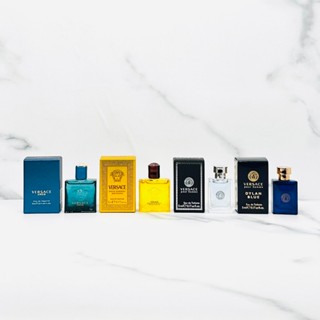 VERSACE凡賽斯 男性淡香水系列小香5ML(經典男/狄倫正藍/愛神/愛神火焰/雲淡風輕/愛神力量) #紫羅香水