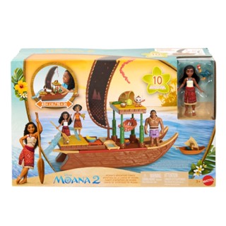 迪士尼海洋奇緣2 冒險船場景組 迷你娃娃 正版 美泰兒 moana