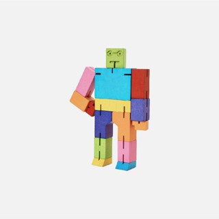 Areaware Cubebot酷比人變形機器人公仔/ 小型/ 酷炫彩 eslite誠品