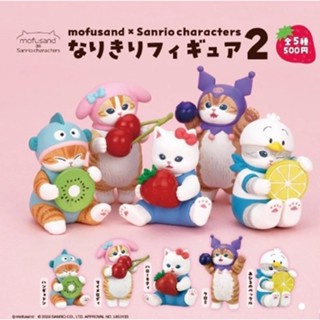 現貨 日本 KITAN 貓福珊迪x三麗鷗變裝公仔P2 扭蛋 庫洛米 美樂蒂 hello kitty 公仔 模型 收藏
