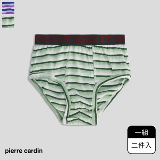 【pierre cardin 皮爾卡登】男童純棉條紋三角褲(二件入)-SSP1013