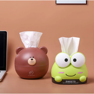 💛高雄賣家 臺灣發貨💛 【現貨+預購】卡通面紙盒 / 家用桌面宿舍客廳餐廳茶几北歐創意可愛面紙盒