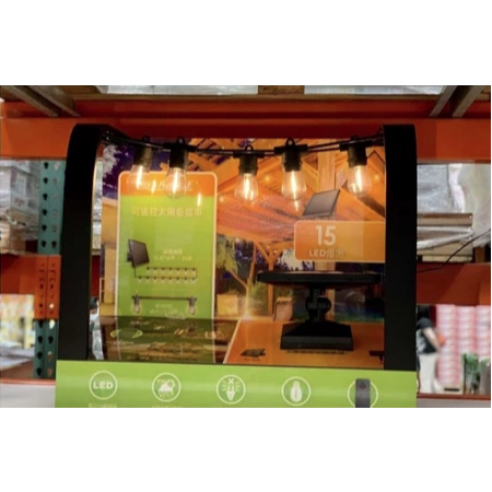 Sunforce 35 呎太陽能燈串15燈座燈具 露營陽台露臺 氣氛燈飾<下標前請先聊聊確認有無現貨>1600334