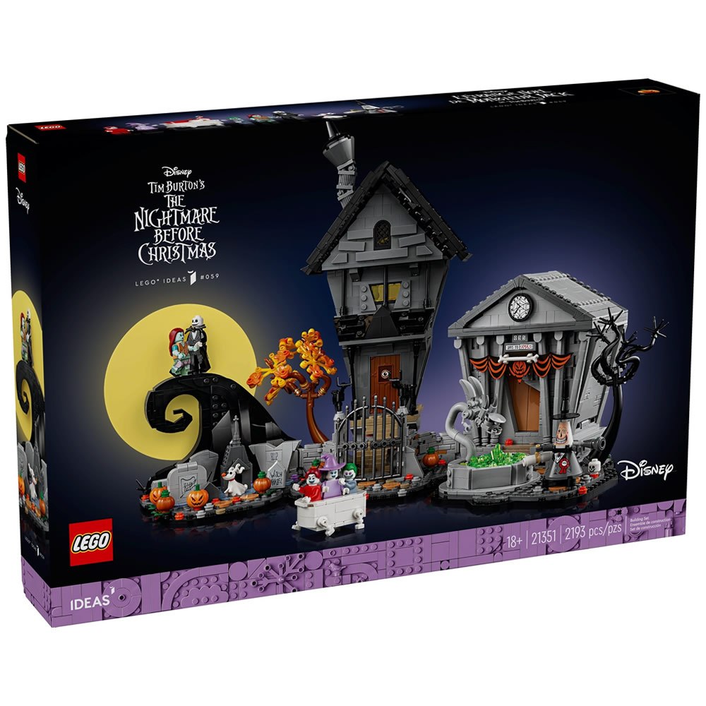 LEGO樂高  21351 IDEAS系列 提姆波頓的聖誕夜驚魂