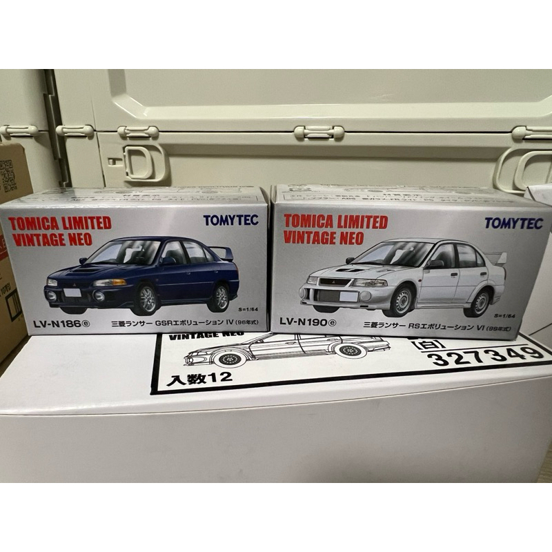 [全新] 模型車TOMICA Tomtec TLV Lancer RS Evolution 三菱 菱帥 evo