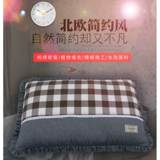 臺灣現貨 加大蕎麥枕 夾棉枕套 全蕎麥殼枕頭成人學生保健護頸椎幫助睡眠