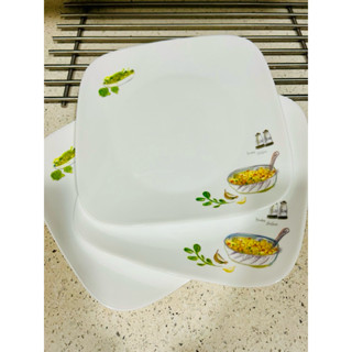 普羅旺斯10吋方型餐盤～【美國康寧CORELLE】