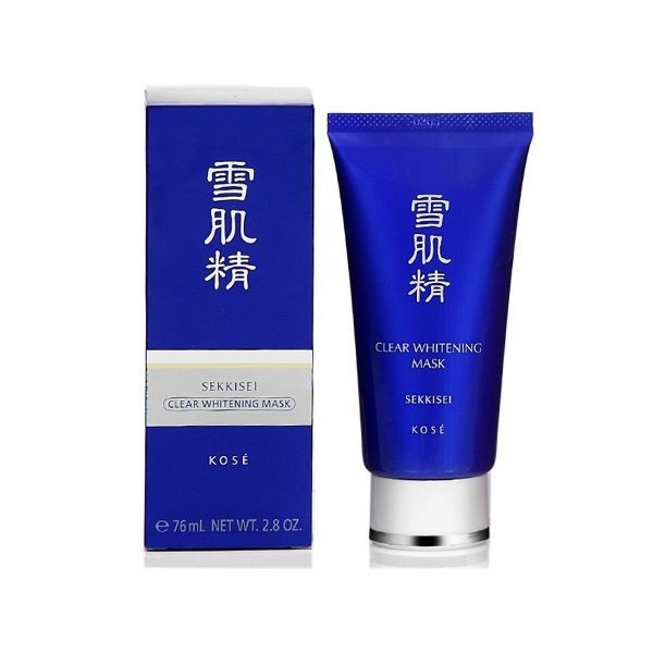 【Kose 高絲】雪肌精 淨白黑面膜76ml｜撕剝型面膜 D439205