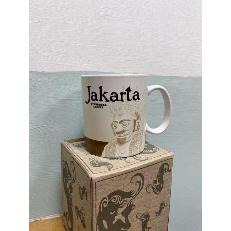 【星巴克】馬克杯 Starbucks 印尼雅加達 瓷杯 Jakarta