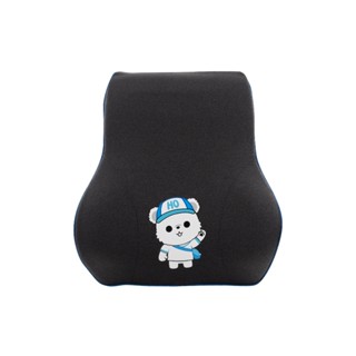 【安伯特】HO BEAR 賀參熊慢回彈護腰墊 (靠墊 靠枕 腰枕)【小豪汽車百貨】