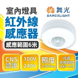 臺灣品牌∣免運隔日到▸舞光 室內用紅外線感應器∣燈具感應器∣自動感應器∣外接式感應器∣電燈感應器∣全電壓∣感應燈∣可調整
