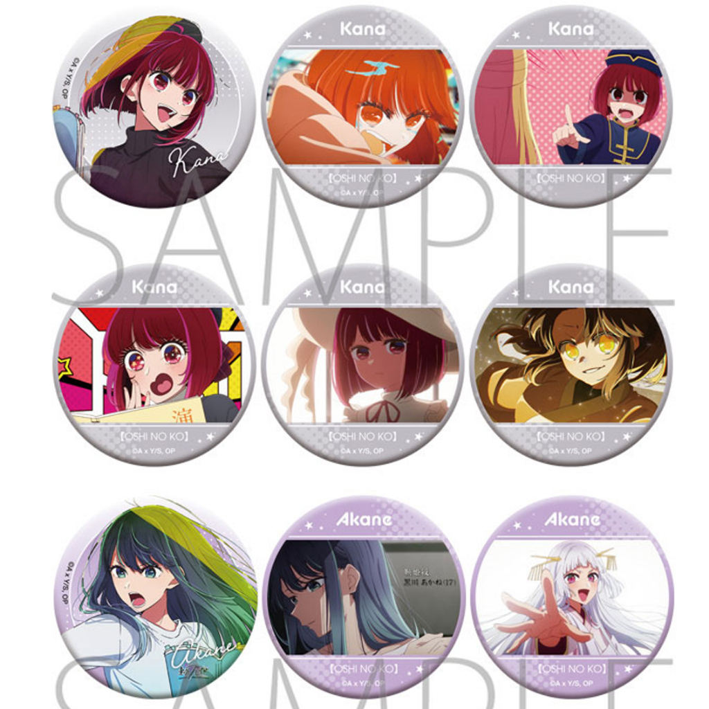 日版現貨 我推的孩子 角色徽章 有馬佳奈 黑川茜 MEM 星野愛 露比 鞘姬