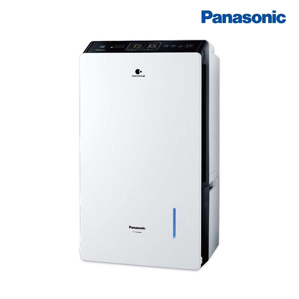 Panasonic 16L變頻W-HEXS雙重除濕清淨除濕機 F-YV32MH 買就送曬衣架