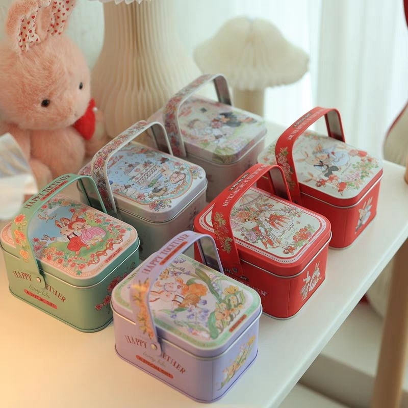 手提小方鐵盒曲奇餅.提早預訂佳⭐多盒享折扣🎉伴手禮/🩷節日送禮暢銷🌟彌月禮盒/喜餅禮盒.減糖又酥鬆好吃💕蛇寶寶彌月💌喜餅