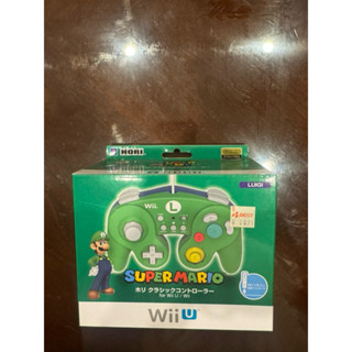 全新 絕版 現貨 Wii U 專用手把 任天堂 HORI 瑪利歐紅 路易吉綠Game Cube 有線 控制器 手把