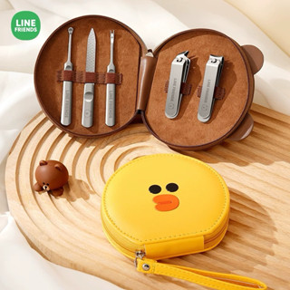 Line friends 熊大 莎莉 可愛隨身修容組