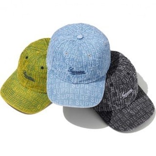 【紐約范特西】預購 SUPREME FW24 Needle Punch Denim 6-Panel 帽子