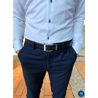 【豪挺紳士西服】男士皮帶/紳士皮帶/牛皮皮帶/上班族皮帶/西裝褲皮帶/自動扣皮帶（門市如現貨商品.18:00前當日出貨