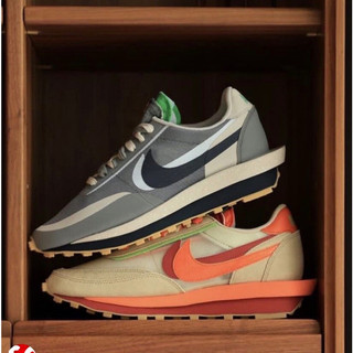 S.G CLOT x SACAI x Nike LDWaffle DH1347-100 白橘 DH3114-001 灰藍