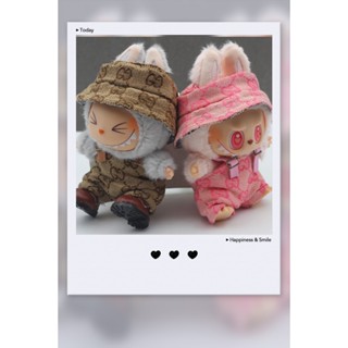 ⚡️🇹🇼發貨【拉布布衣服】雙G精品風吊帶褲套裝 訂製款 一代二代 坐坐派對 可愛套裝 拉布布套裝 Labubu公仔衣服