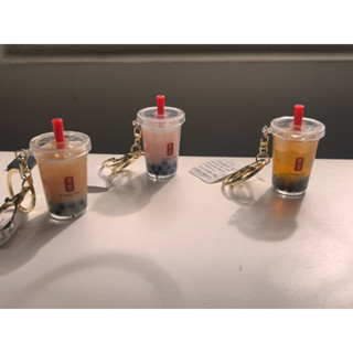 全新 貢茶 迷你珍珠奶茶 鑰匙圈 草莓、綠茶、經典