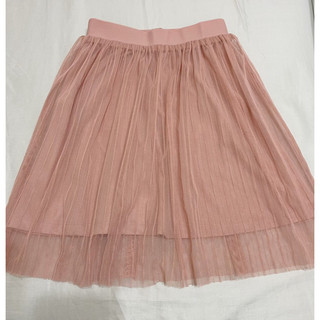uniqlo女童棉質紗裙 中長裙 及膝裙