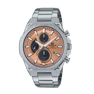 【CASIO 卡西歐】EDIFICE 太陽能電力 輕薄 質感銅 藍寶石水晶玻璃 EFS-S570D-5A 44mm