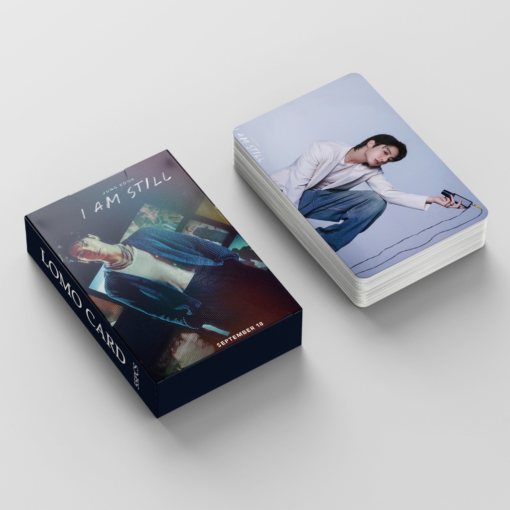 【現貨】JUNG KOOK 《I AM STILL》小卡55張 田柾國卡片 自印三吋小卡