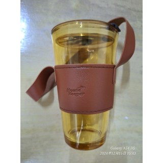 【House Keeper】妙管家 手提玻璃晶靚杯 480ml【全新未使用】