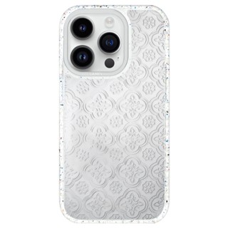 LANIS 透彩框 海棠玻璃 鏡面 磁吸版 復古浮雕 手機防摔殼 iPhone 16 15 14 13 Pro Max