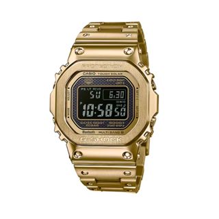 【CASIO 卡西歐】G-SHOCK經典金屬 藍芽電波電子錶 金 GMW-B5000GD-9 43.2mm