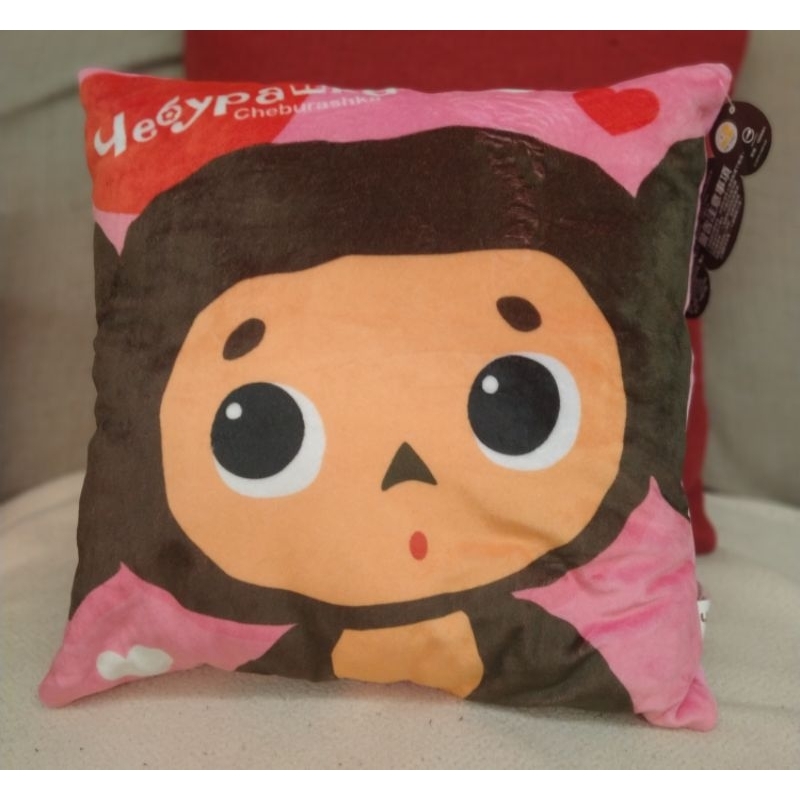 【現貨】 大耳查布 大耳猴 卡通猴子 可愛猴子 查布猴子 靠枕 抱枕 娃娃 玩偶 大耳查布娃娃 大耳查布抱枕 大耳猴抱枕