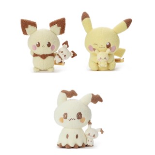 (bear)全新現貨日版 pokemon 寶可夢 Pokepeace 謎擬Q 皮丘 皮卡丘 神奇寶貝 母子娃娃 公仔