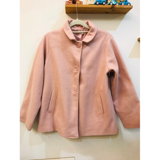 🍬棠棠家 童裝 NET 粉 毛呢大衣外套 （14/160cm）