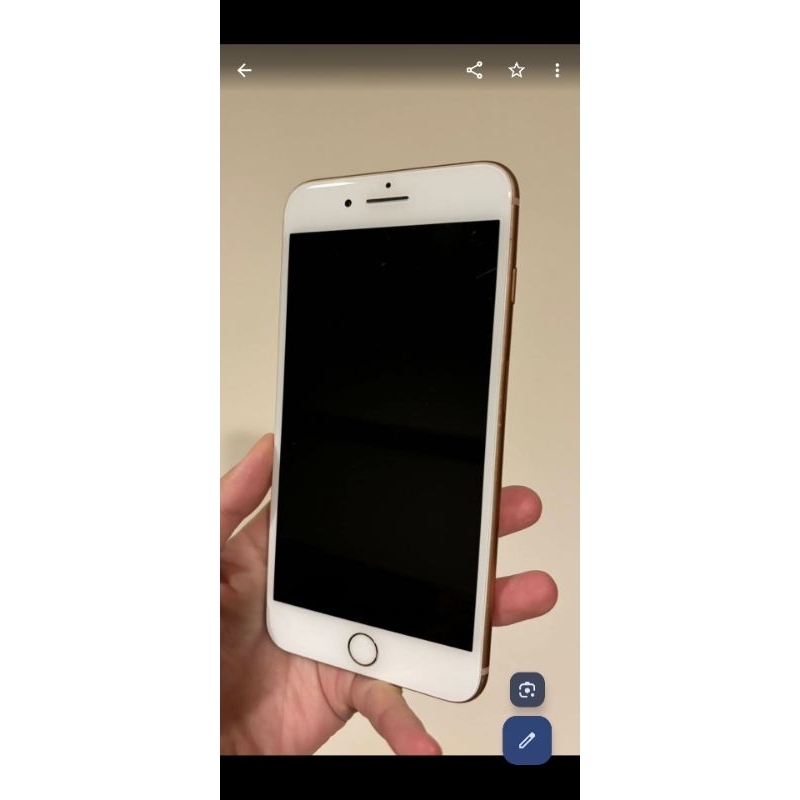 iPhone 8 plus 64G 玫瑰金 備用機 正常使用中 已過保 電池健康度74% 換機出清
