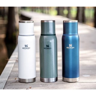 【新貨】STANLEY 冒險系列 不鏽鋼 真空 保溫瓶 0.5L /0.75L 錘紋綠 極地白 露營 野餐