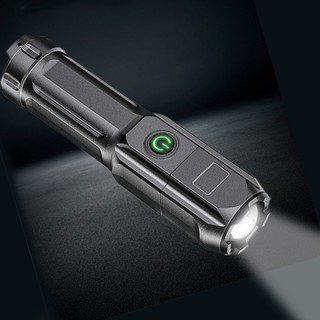 LED 迷你手電筒 USB 強光手電筒 充電式手電筒 探照燈 戰術手電筒 小手電筒 隨身燈【FF066】上大HOUSE