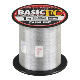 【民辰商行】Sunline Basic FC 320米 日本製 碳纖線 卡夢 前導線 根魚 捲仔 磯釣 池釣 釣魚線