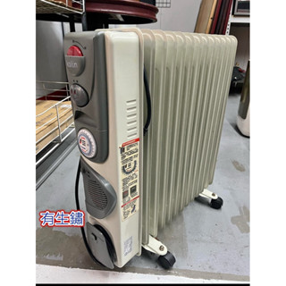 二手 歌林 葉片式電暖器 KFH-HC013