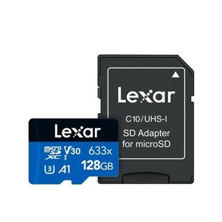 Lexar 雷克沙 [全新版] 高速效能 633x microSDXC UHS-I A1 V30 記憶卡