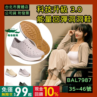 免運｜特價$882【母子鱷魚】 洞洞鞋 🌼科技升級 3.0 能量回彈洞洞鞋 防水 洞洞鞋 BAL7987