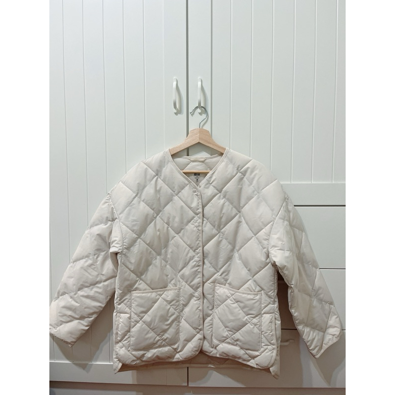 (二手）UNIQLO女裝 PUFFTECH 輕暖科技外套 尺寸M