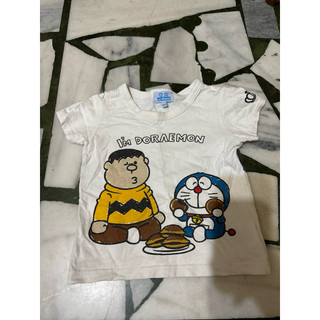 二手短袖上衣 Babydoll 童裝 哆啦A夢款 卡通圖案