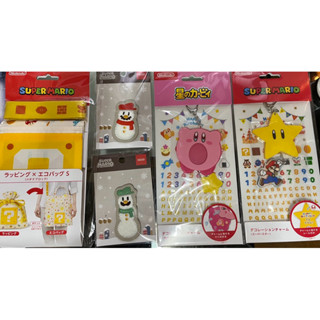 現貨 Nintendo 任天堂 無敵星星 瑪利歐吊飾 卡比之星 環保袋 禮物袋 兩用 徽章 貓咪瑪麗歐 吊飾