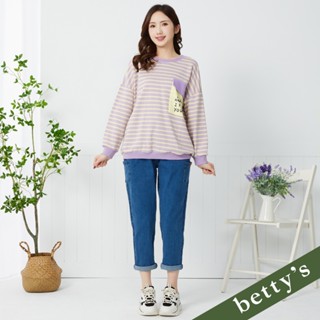 betty’s貝蒂思(35)腰鬆緊抽繩窄管牛仔褲(深藍)