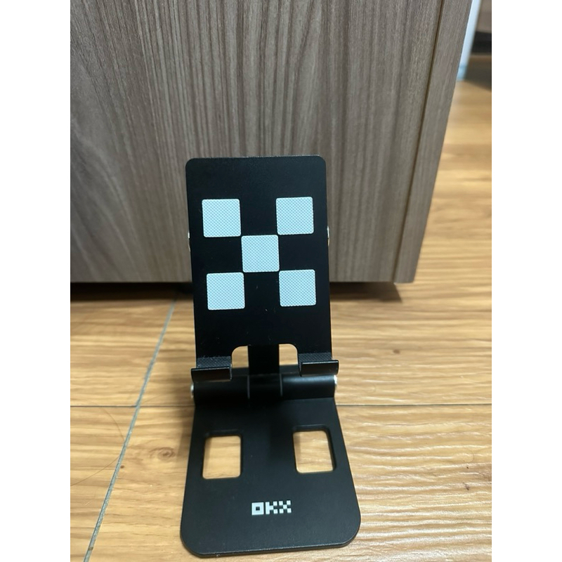 OKX手機折疊支架 鐵製品 質感超好 MEXC BYBIT OKX Binance FTX