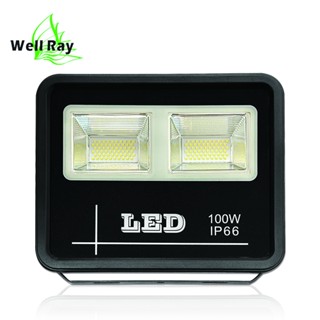 【2025新版】LED投光燈 100W 6000k 投射燈 洗牆燈 泛光燈 探照燈 工作燈 景觀燈 防水 全電壓 舞臺燈